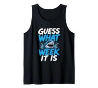 Guess What Week it is - Cool Cartoon Shark Graphic Débardeur