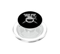 Guess What Week It is Vintage Shark Lover Shark Meme PopSockets PopGrip pour MagSafe