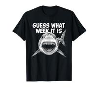 Guess What Week It is Vintage Shark Lover Shark Meme T-Shirt