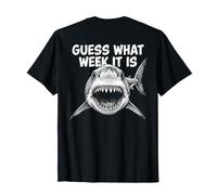 Guess What Week It is Vintage Shark Lover Shark Meme T-Shirt