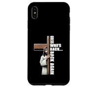 Guess Who s Back Again Jesus Good Friday Easter Day Coque pour iPhone XS Max