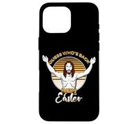 Guess Who's Back Happy Easter Parle de Jésus Funny Jesus Coque pour iPhone 16 Pro Max