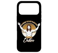 Guess Who's Back Happy Easter Parle de Jésus Funny Jesus Coque pour iPhone 17 Pro Max