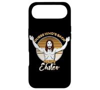 Guess Who's Back Happy Easter Parle de Jésus Funny Jesus Coque pour iPhone Air