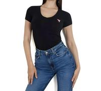 Guess T-shirt Mini Triangle Tee Noir manches courtes Femme XS