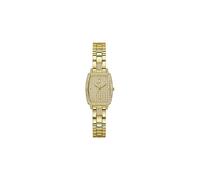 Guess Women's 25mm Watch - Gold Tone Bracelet Champagne Dial Gold Tone Case