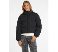 Guess Women's Cropped Quilted Short Puffer Jacket Noir de jais A996 16 (XL) Female