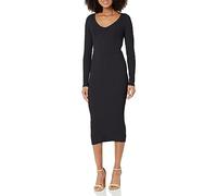 Guess Women's Essential Long Sleeve Adele Sweater Dress, Jet Black