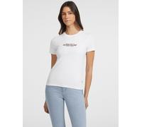 Guess Women's Gj American Baby Tee Blanc Pur 8 (XS) Female