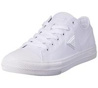 GUESS Women's PRANZE Sneaker, White, 8.5
