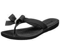 GUESS Women's Tutu Flip-Flop, Noir, 41 EU