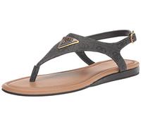 GUESS Women's Unali Sandal, 8.5 M US, Noir 001, 39 EU