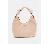 Guess Women's Zamira Shoulder Hobo Bag Taupe Taille unique Female