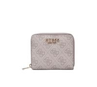 GUESS Zamira SLG Zip Around Wallet S Dark Taupe Logo