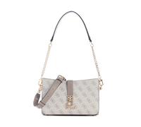 GUESS Zamira Top Zip Shoulder Bag, Sac à bandoulière Femmes, Logo Taupe foncé, Taille Unique