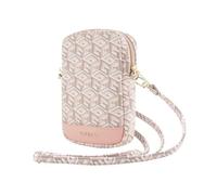 Guess Zip GCube Stripe Phone Bag Sac à bandoulière - Rose