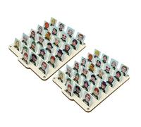 Guessing Who Game, Classic Family Board, 5.31x4.92 inches Interactive Multicolor Educational Logic Play Face Match Design, Thinking Toy for Kids, Boys, Girls, Travel & Party Use