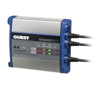 Guest 2707A Guest Chargeur de Batterie embarqué 8A/12V, 2 banques, entrée 120V