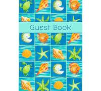 Guest Book: A Visitor Book for Beach Rentals, Vacation Homes and Coastal Getaways | Sealife Cover
