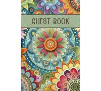 Guest Book: Capture Beautiful Memories from Every Visitor | Boho Flowers Cover