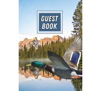 Guest Book: Duck On Every Good Fun Page Of This Nice Sign In Book For All Ages (Black And White Edition)