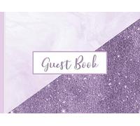 Guest Book: Elegant Violet Purple Glitter Marble Design I With Gift Log I Happy Thoughts & Words of Wisdom I Wedding, Anniversary, Vow Renewal, Bridal ... I Invitation, Cards, Decorations & Gift Ideas