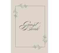Guest Book: Elegantly Record Visitors Stay, Info, & Feedback | For Airbnb, Vrbo, Vacation Home, Rentals | Neutral Tan Tone