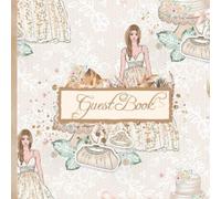 Guest Book for Wedding Reception (Gold, Cream & Latte Diamond Studs): All-In-One Book for Guest Info and Gift Tracker Log for Up to 230 guests and 260 ... With Floral Monochrome Interior, Matte finish