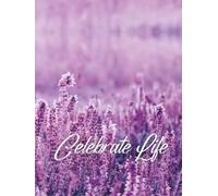 Guest Book: Funeral Memory Book, Memorial Service Guest Book, Sign In Book for Funeral Guests, Celebration Of Life, Purple Meadow Cover Art