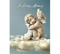 Guest Book: Memorial Service Guest Book, Registration Book for Funeral, Guest Sign in Book, In Loving Memory, Heavenly Clouds Cover Design
