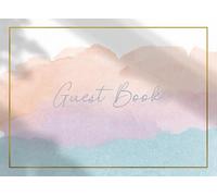 Guest Book: Pastel Watercolor Theme for Weddings, Events, and Celebrations - Elegant Modern Keepsake with Soft Minimal Design