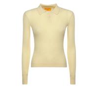Guest In Residence - Polo Court - Femme - Pulls - Jaune - Taille: 38 FR