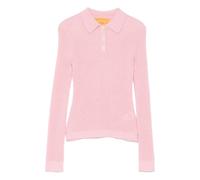 Guest In Residence - Polo Court - Femme - Pulls - Rose - Taille: 38 FR