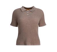 Guest in Residence polo femme marron en cachemire - M