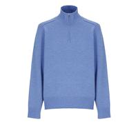 Guest In Residence - Pull à col roulé zippé - Homme - Pulls - Bleu - Taille: L