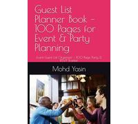 Guest List Planner Book - 100 Pages for Event & Party Planning: Event Guest List Organizer - 100 Page Party & RSVP Tracker