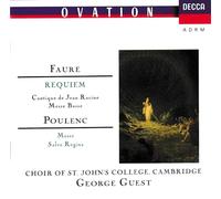 Guest – Requiem, Cantique de Jean Racine, Messe Basse Cleobury – Import
