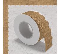 Guest Ruyunlai Bordure de papier peint Décoration murale amovible Frise Murale Autocollant Papier Peint Autocollant imperméable en PVC Plinthe Autocollant 7cm X 2000cm