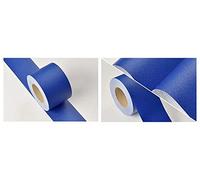 Guest Ruyunlai Bordure de papier peint Frise Murale Adhesive Bordure Papier Peint Frise Autocollante pour Cuisine, Salle de Bains, Plafond, Salon, Chambre Décoration Murale azur mat 15cm X 500cm