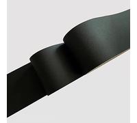 Guest Ruyunlai Bordure de papier peint Frise Murale Adhesive Bordure Papier Peint Frise Autocollante pour Cuisine, Salle de Bains, Plafond, Salon, Chambre Décoration Murale noir mat 8cm X 500cm