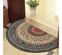 Guest Ruyunlai Paillasson Tapis D'entréE Demi Lune IntéRieur Dexterieur pour Terrasse Rond Exterieur Entree D’Entree Interieur Absorbant Rayures Violettes 60x110cm