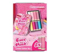Gütermann Creativ Cute and Pink Coffret de Fils à Coudre - Édition Limitée, Fils à Coudre et à Broder, 8 Bobines - 1 Ensemble