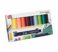 Gutermann Thread Set: Sew-all: 10 x 100m: avec crayon cartouche