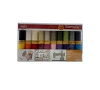Gütermann Creativ Lot de 20 bobines coton mercerisé 100 m Couleurs assorties