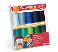 Gütermann creativ Set de fil à coudre avec 10 bobines de fil Pour Tout Coudre 100 m dans différents coloris