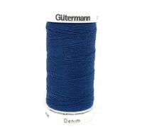 Gütermann Denim Fil à coudre en polyester 100 m par bobine, bleu moyen