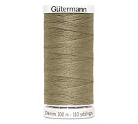 Gütermann Denim Fil à coudre en polyester 100 m par bobine, or