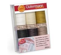 Gütermann Ensemble de Fil à Courtepointe, Coton, Assorted 1, 6 Pack