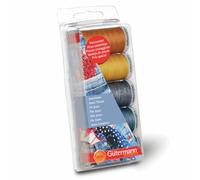 Gütermann Extra Fort Jeans Fil Set - 3x 100m & 2x 200m Bobines - Coutures