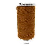 Gütermann Fil à coudre en polyester denim - 100 m - Marron clair